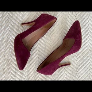 Madewell Suede Mira Pumps Size 7